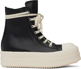 Черные кроссовки Hollywood Mega Bumper Rick Owens 16870841 | black/milk/milk
