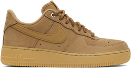 Кроссовки Air Force 1 '07 WB цвета загара Nike 16713471 | flax/wheat/gum light brown
