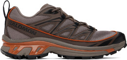 Коричневые и оранжевые кроссовки Xt-6 Expanse Salomon, Iron/Bracken/Black 16034401 | iron/bracken/black