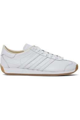 Японские кроссовки в стиле кантри Adidas, мультиколор 251751m237182 | future white/future white/gum