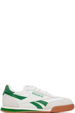 Белые и зеленые кроссовки Campio XT Reebok Classics 16864651 | chalk/green/gum