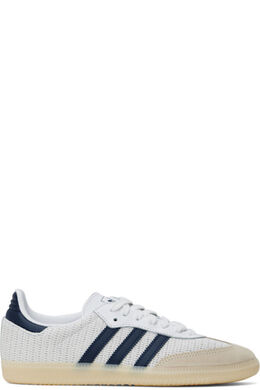 Белые кроссовки Samba OG Adidas 16798351 | future white/night indigo/cream white