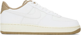 Бело-коричневые кроссовки Air Force 1 '07 LV8 Nike 16712781 | summit white/summit white