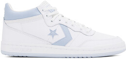 Бело-синие кроссовки CONS Fastbreak Pro из кожи и нейлона Converse 15498741 | white/cloudy daze/white