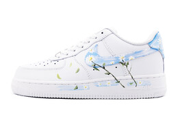 Кроссовки Nike Air Force 1 Skateboard Shoes Men Low-Top Blue White, белый cw2288-111 | 白色