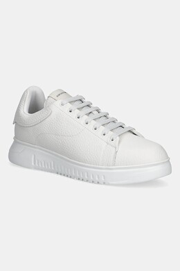 Кожаные кроссовки Emporio Armani, белый em003663.af19999.u0001 | biały