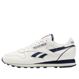Кроссовки classic leather 1983 vintage shoes 'chalk vector navy' Reebok, мультиколор gx6123 | chalk / vector navy / alabaster