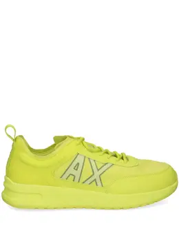 Armani Exchange logo-print panelled sneakers 23497397