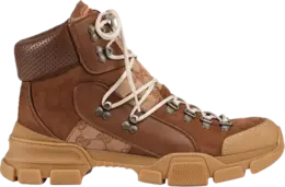 Кроссовки Gucci Flashtrek Leather High Brown, коричневый 521679 op310 2590 | brown