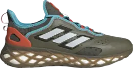 Кроссовки Adidas Web Boost 'Olive Strata Halo Blue', зеленый hq6170 | green