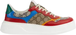Кроссовки Gucci GG Sneaker Beige Red Blue, бежевый 726828 fabav 4050 | beige red blue