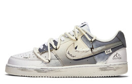 Кеды мужские, Обувь для скейтбординга Court Vision 1 для мужчин с низким верхом белого цвета Nike, светло-серый dh2987-101(team177- 凛冬暴雪) | light gray