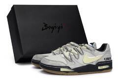 Мужские кроссовки для скейтбординга Full Force с низким верхом бежево-желтого цвета Nike hj7262-100(team80男款云淡秋空米黄sbox) | black/beige yellow