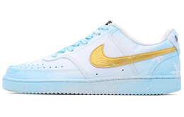 Мужские кроссовки для скейтбординга Nike Court Vision 1, White dh2987-101(team肆-冰雪蓝涂鸦m) | white