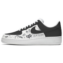 Кроссовки Nike Air Force 1 Skateboarding Shoes Men Low-top White/black, черный/белый cw2288-111(team366-二次元漫画) | black/white