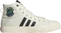 Кроссовки Adidas André Saraiva x Nizza Hi RF, белый gz2204 | white