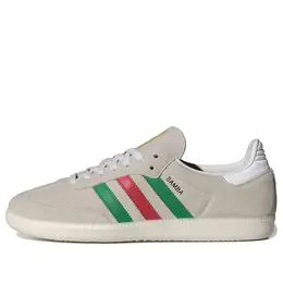 Кроссовки самба ог Adidas, белый ig1826 | crystal white/green/better scarlet