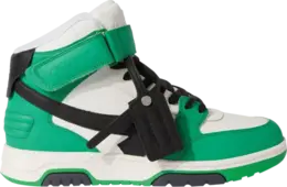 Кроссовки Off-White Out Of Office Mid 'Green Black', зеленый omia259s23lea001 5510 | green