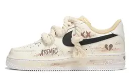 Мужские кроссовки для скейтбординга Nike Air Force 1, Off-white cw2288-111(team82-男款麻绳涂鸦氧化黄) | off-white