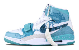 Баскетбольные кроссовки Legacy 312 Vintage Men High-top Blue/white Jordan fv3625-181(team73-青龙) | peacock blue
