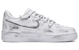 Мужские кроссовки для скейтбординга Nike Air Force 1, White/Gray cw2288-111(teame-男款小情绪白灰) | white/gray
