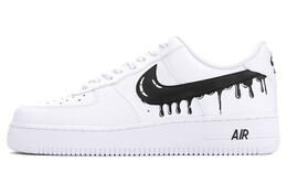Кроссовки Nike Air Force 1 Skateboard Shoes Men Low-Top White Black cw2288-111(team18-黑色单钩水滴）