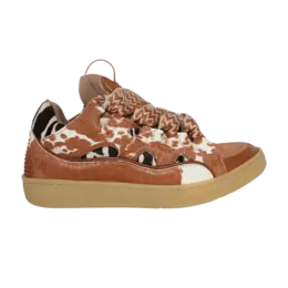 Кроссовки Lanvin Curb Sneaker Pony Effect, коричневый fm skrk11 zepo a240939 | pony effect