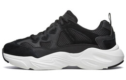 Кроссовки Stamina Airy Chunky для мужчин с низким верхом, черного/белого цвета Skechers 51937-blk