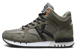 Кроссовки для скейтбординга мужские, среднего размера, зеленые/черные Kappa k0855mm18-314