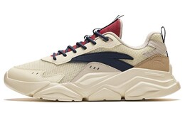 Кроссовки Anta Life Collection Lifestyle Shoes Men Low-top Light Beige / New Ink Blue / Dust Red, красный 912428809-3 | light beige / new ink blue / dust red