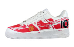 Кроссовки Nike Air Force 1 Skateboarding Shoes Men Low-top White/red, цвет Basketball master cw2288-111(team5-男款篮球高手) | basketball master