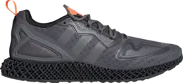 Кроссовки Adidas ZX 2K 4D 'Grey Solar Orange', серый fy9089 | grey