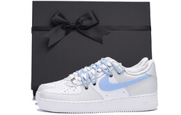 Кроссовки Nike Air Force 1 Skateboarding Shoes Men Low-top White, светло-серый cw2288-111(team59-男款空军蓝勾sbox） | light gray