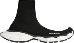 Кроссовки Balenciaga 3XL Sock Sneaker 'Black White', черный 758483 w2dg1 1090 | black