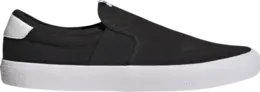 Кроссовки Adidas Vulc Raid3r Slip-On 'Black White', черный hp6554 | black