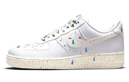 Кроссовки Nike Air Force 1 Low '07 LV8, белые брызги краски cz0339-100