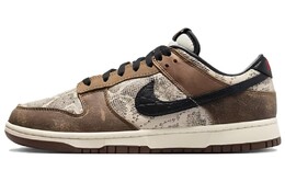 Кроссовки Nike Dunk Low Premium Head 2 CO.JP Brown Snakeskin fj5434-120