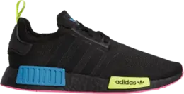 Кроссовки Adidas NMD_R1 'Fluorescent Bursts', черный fy2749 | black