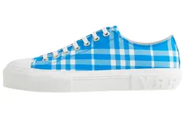 Кроссовки мужские Burberry в клетку, синий / белый 80669671