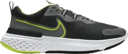 Кроссовки Nike React Miler 2 'Smoke Grey Volt', серый cw7121 002 | grey