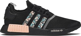 Кроссовки Adidas NMD_R1 STLT Primeknit 'Aqua Pink Camo', черный fv3853 | black