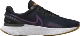 Кроссовки Nike React Miler 3 'Blackened Blue Vivid Purple', синий dd0490 401 | blue