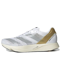 Кроссовки Tinman Elite x Adizero Takumi sen 8 Adidas, белый gw1380 | white/gold/silver