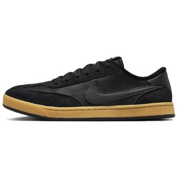 Кроссовки Nike SB FC Skateboarding Shoes Men Low-top Black/orange, черный/черный/оранжевый 909096-008 | black/black/bright orange/smokeless coal
