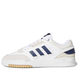 Кроссовки оригиналы drop step low Adidas, белый hq7133 | cloud white / cream white / navy blue