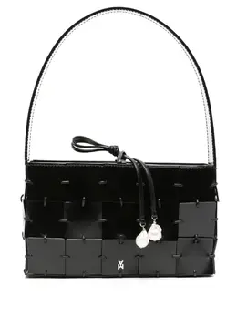 Amina Muaddi Mina leather tote bag 23960744
