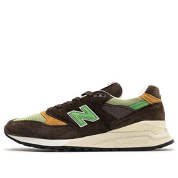 Кроссовки x teddy santis 998 сделано в сша New Balance, коричневый u998bg | brown/green