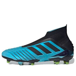 Кроссовки Predator 19 FG Adidas, голубой f35613 | bright cyan/core black/solar yellow