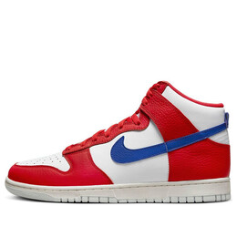 Кроссовки данк высокие Nike, белый dx2661-100 | white/red/blue