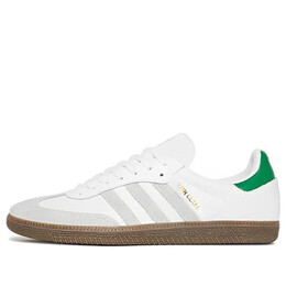 Кроссовки x kith samba og Adidas, белый fx5398 | white/green
